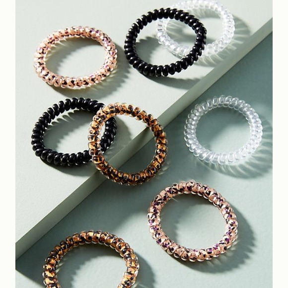 Anthropologie Accessories - coiled hair tie set
